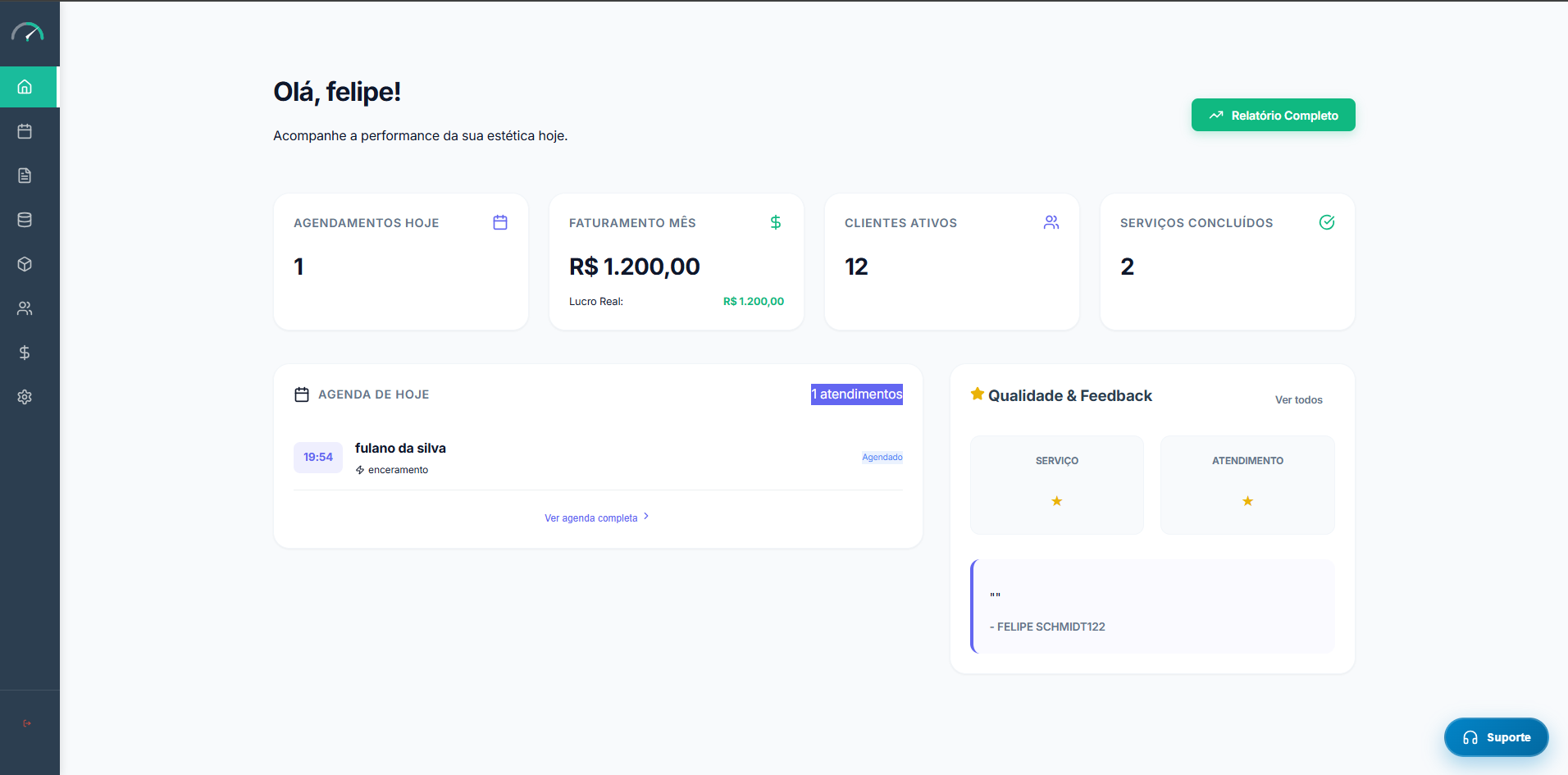 Dashboard Principal